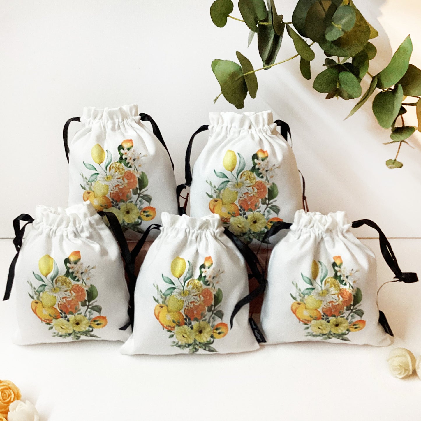 UTILITY / GIFT BAGS {citrus crush} - pack of 5