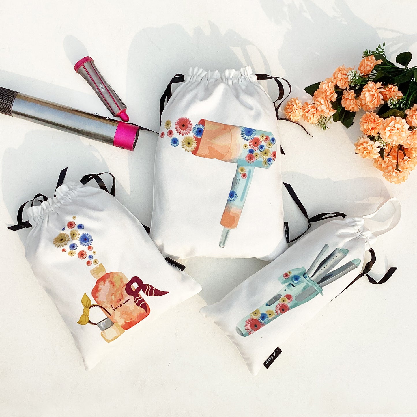 Hair Accessory Bags Pack of 3