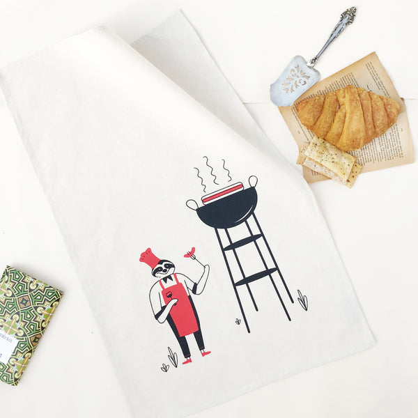 APRON-n-TOWEL COMBO {quirky crew} - pack of 3