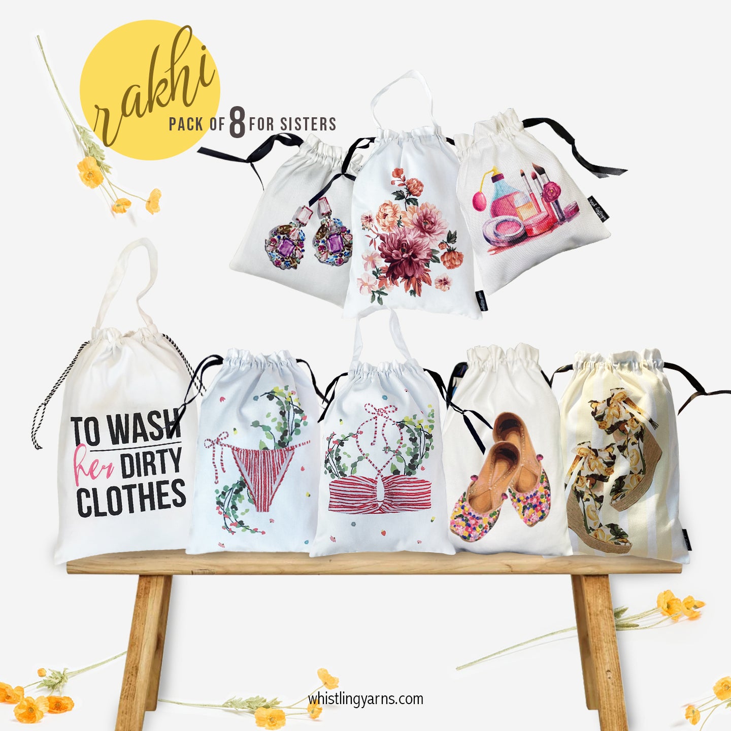 FOR SISTERS {8 bags in a gift box}