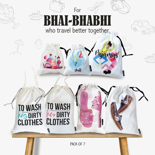 FOR BHAI-BHABHI {pack of 7 bags}