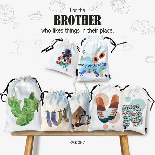 FOR BROTHERS {pack of 7 bags}