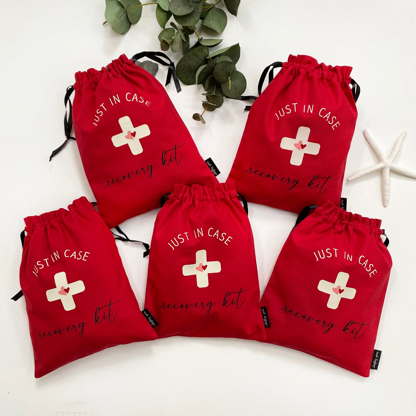 HANGOVER / RECOVERY BAGS {set of 5}