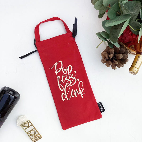 red wine bag wine bottle gift bag