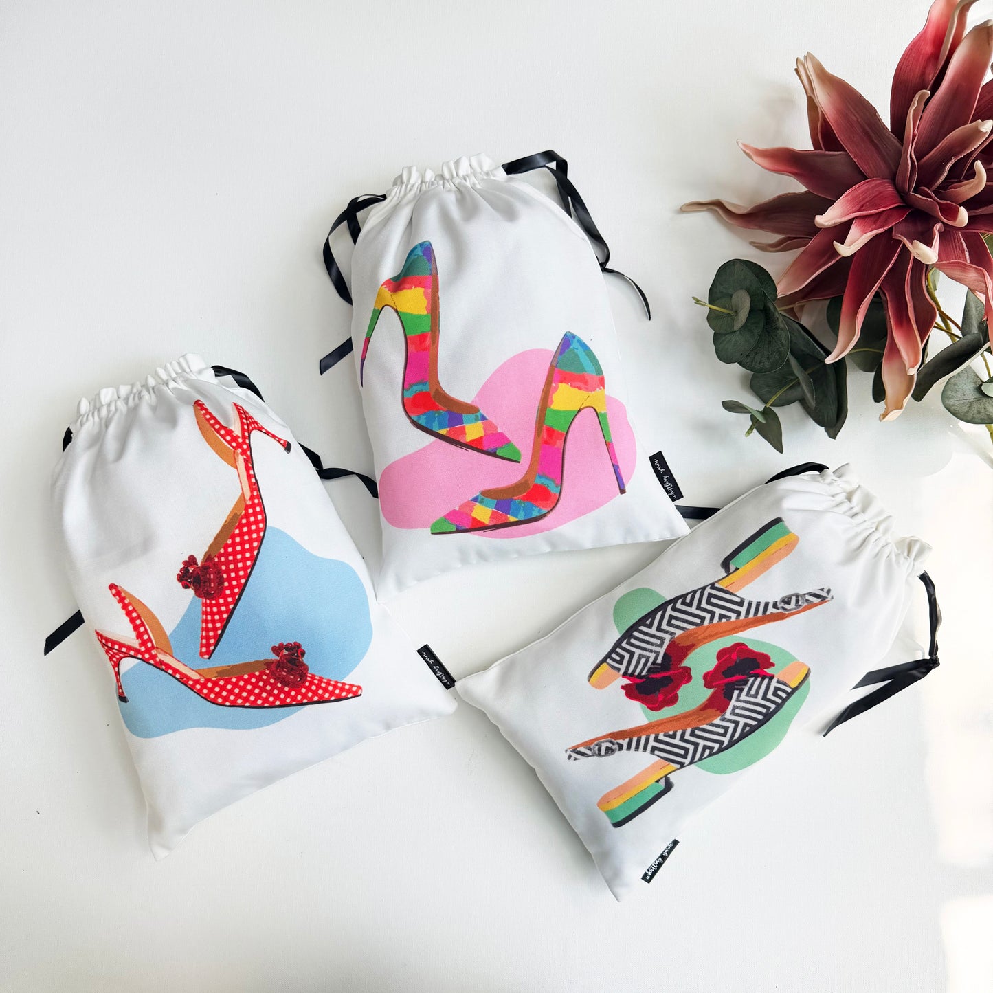 WOMEN’S SHOE BAGS {riviera edit} - pack of 3