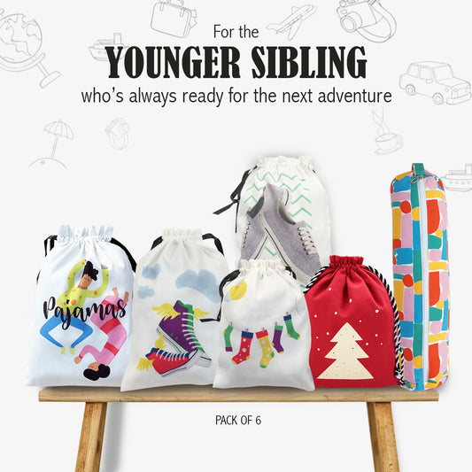 FOR YOUNG SIBLINGS {pack of 6 bags}