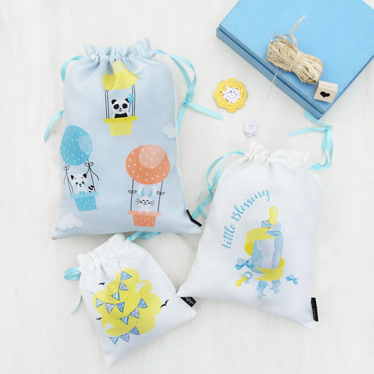 Whistling Yarns Baby Bags - set