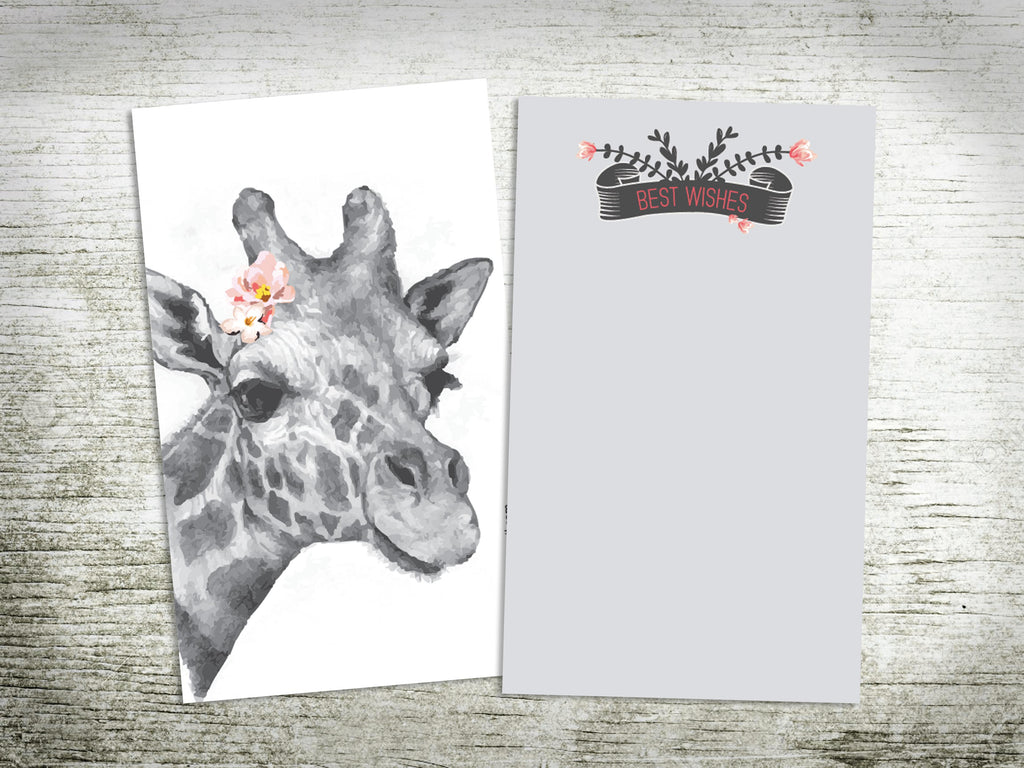 CARDS - FLAT {giraffe}