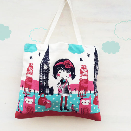 TOTE BAG {girl on an adventure}