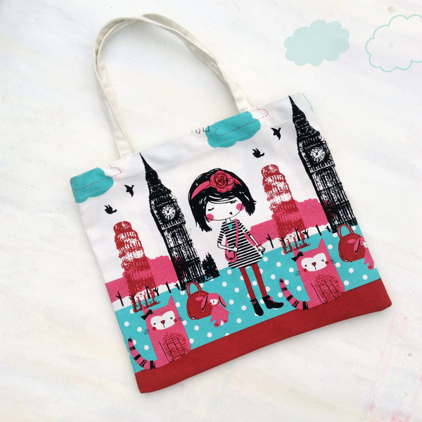 TOTE BAG {girl on an adventure}