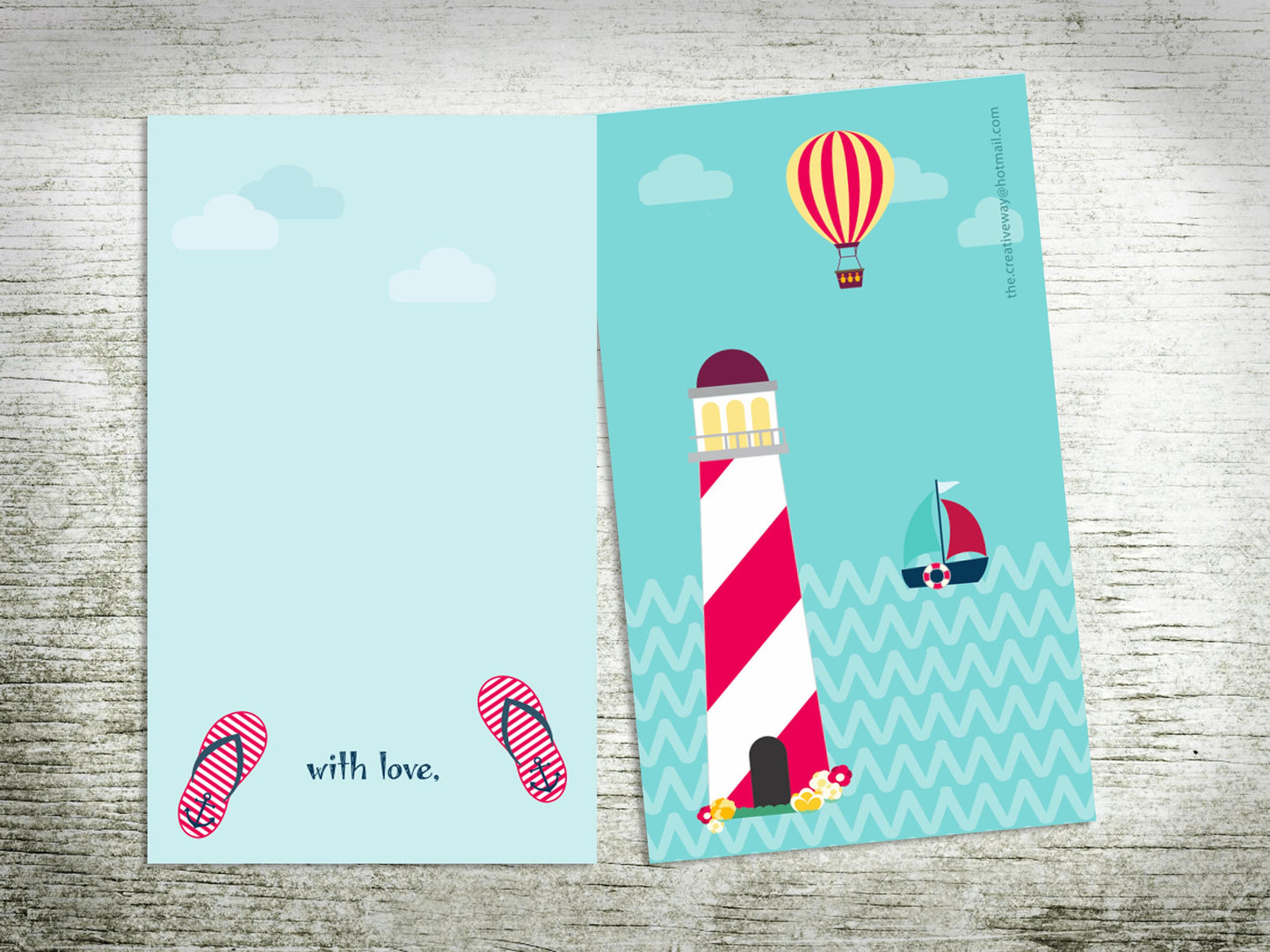 CARDS - FLAT {lighthouse}