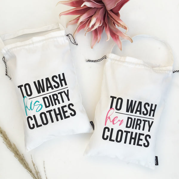 Mini Laundry Bags - his & hers