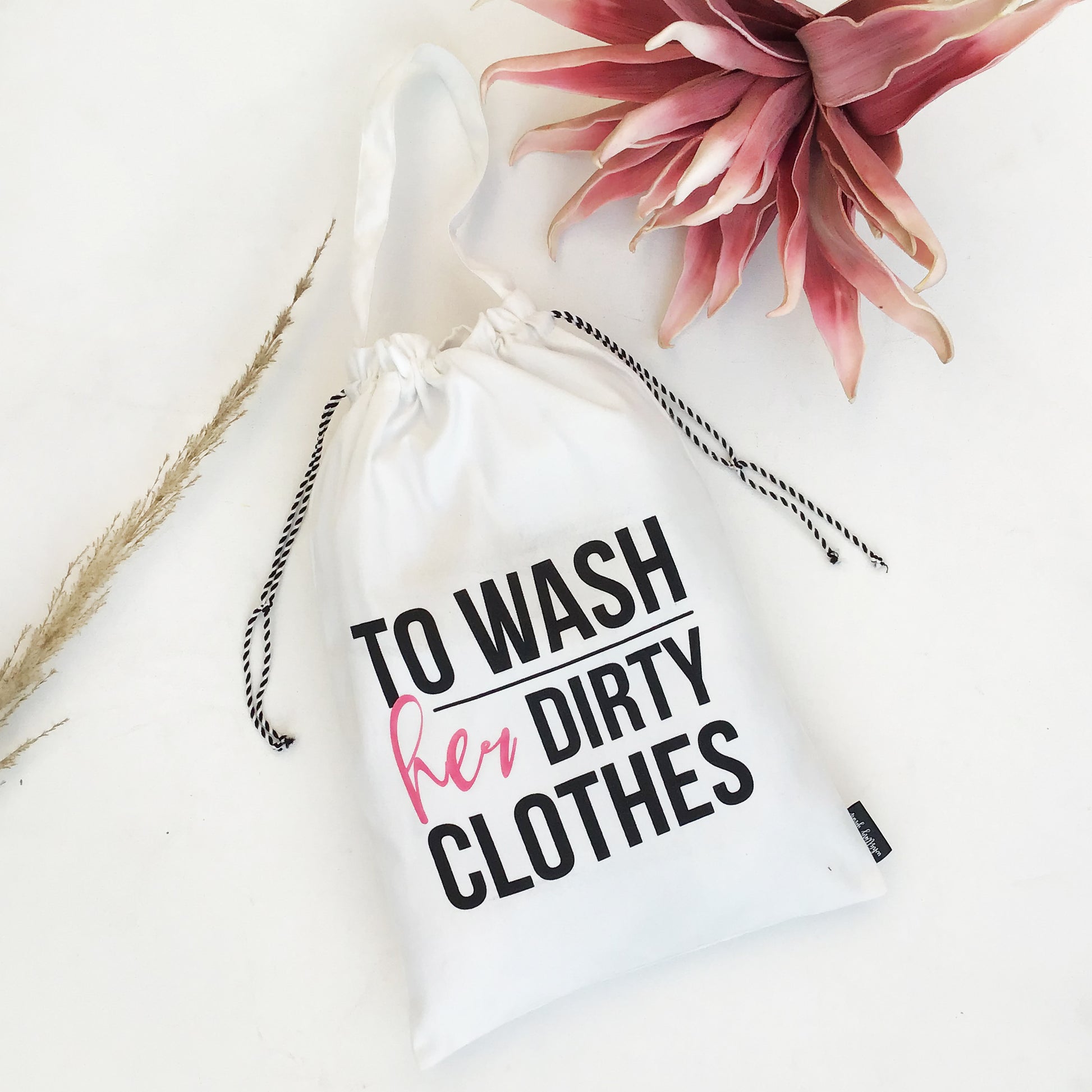 laundry bag - her dirty clothes