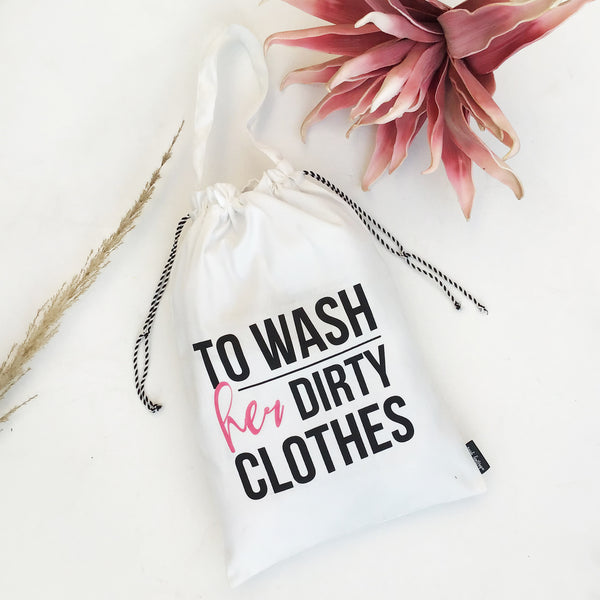 laundry bag - her dirty clothes