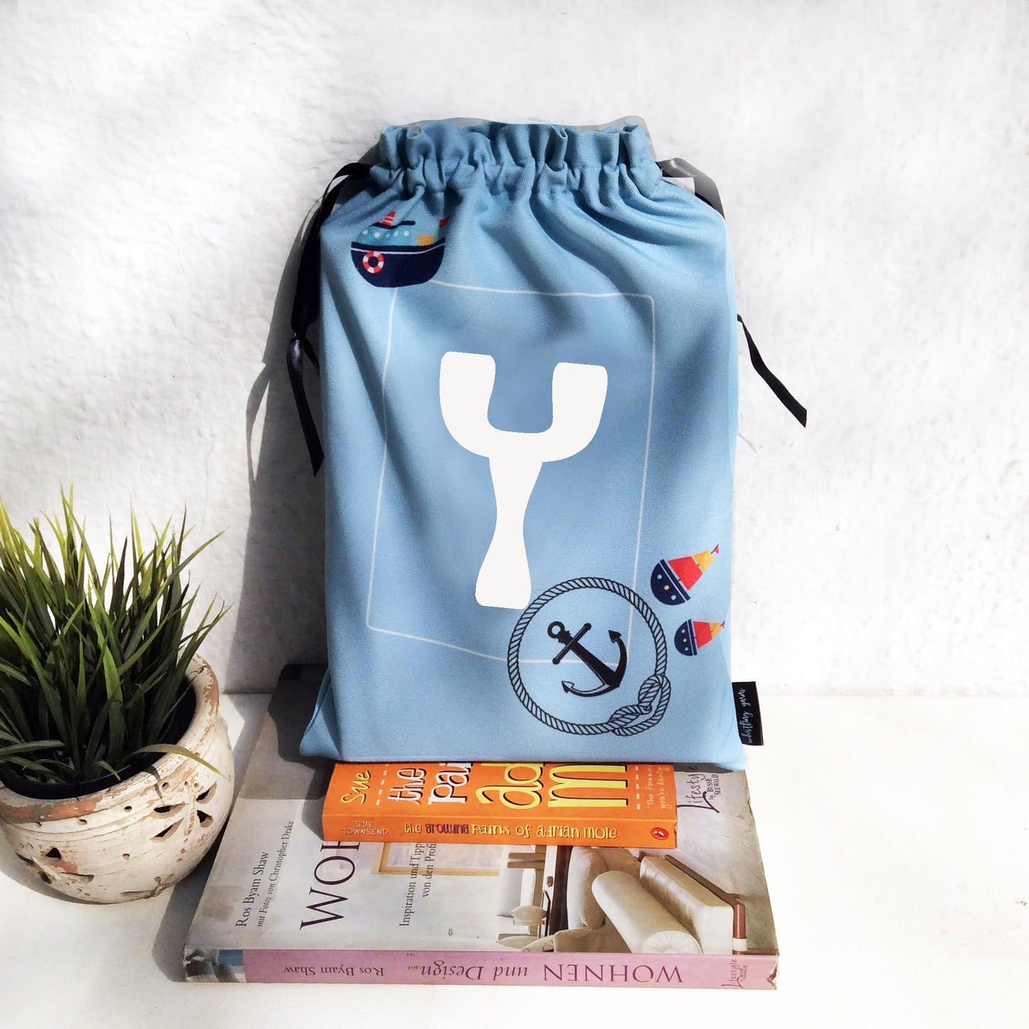 ALPHABET BAGS {nautical}