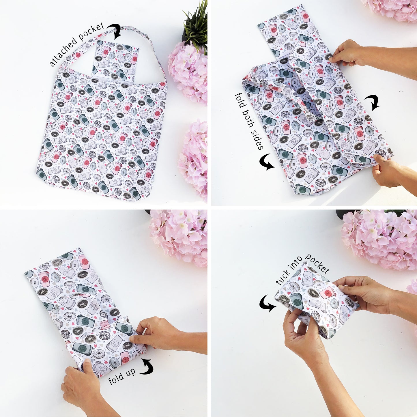 FOLD-UP TOTE {bits & bites}